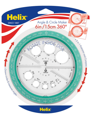 Helix Angle & Circle Maker - Teal